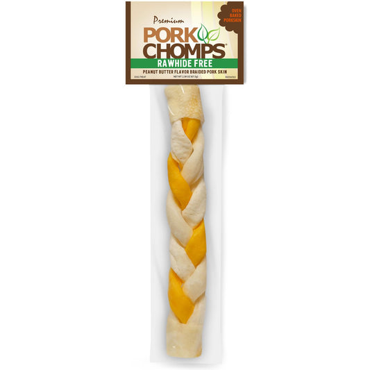 Pork Chomps Roasted Pork Skin Dog Chew