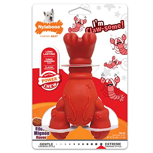 Juguete masticable para perros Nylabone Power Chew Lobster