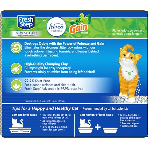 Fresh Step Advanced Clumping Litter With Febreze