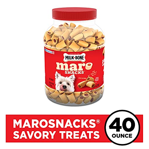 Milk-Bone MaroSnacks Small Dog Treats With Bone Marrow, 40 Ounce Container