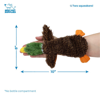 Best Pet Supplies 2-in-1 Stuffless Squeaky Dog Toys