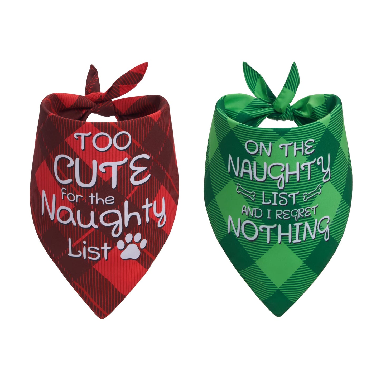 Earus Christmas Dog Bandanas Funny