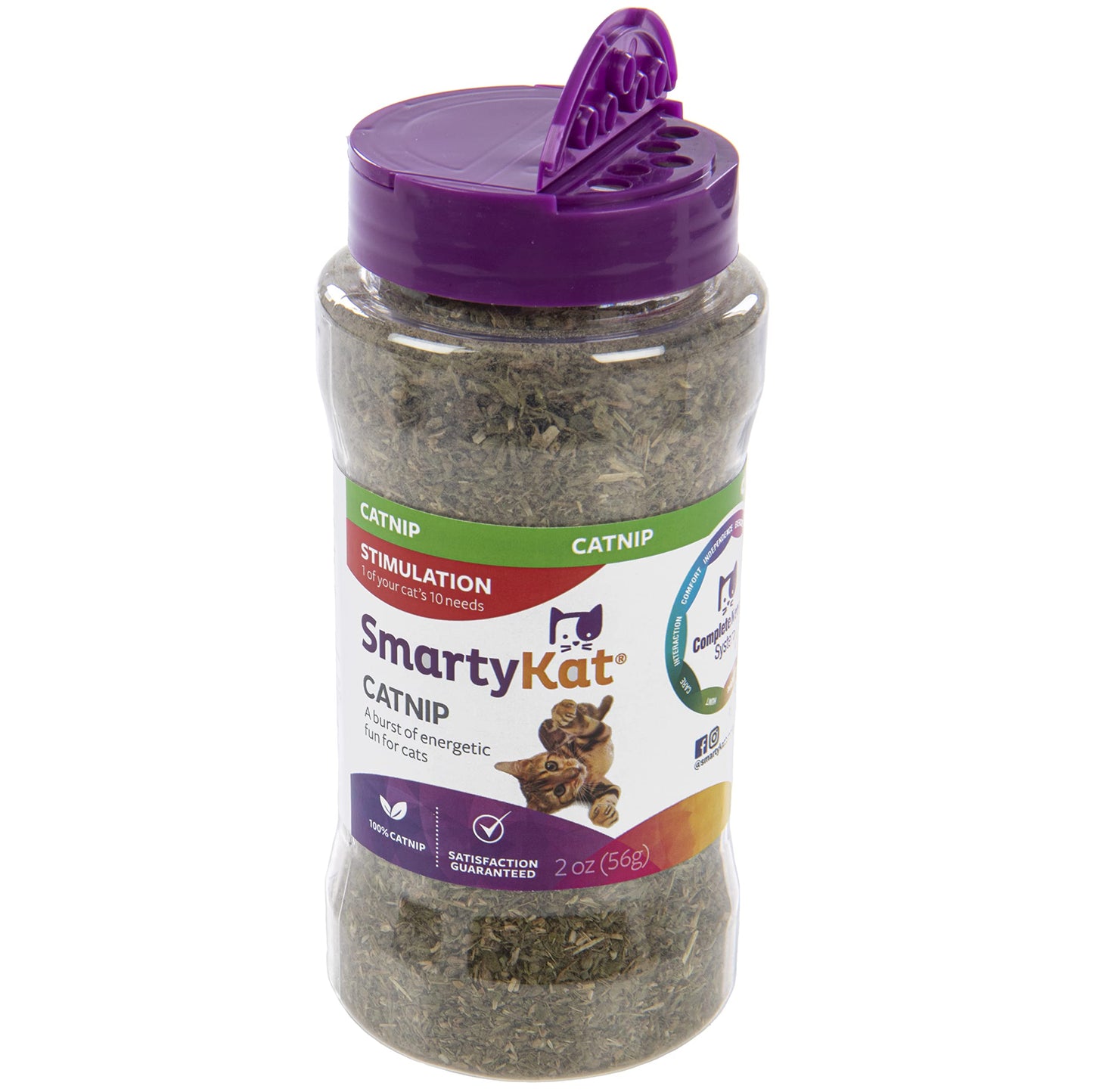 SmartyKat Catnip for Cats & Kittens, Shaker Canister