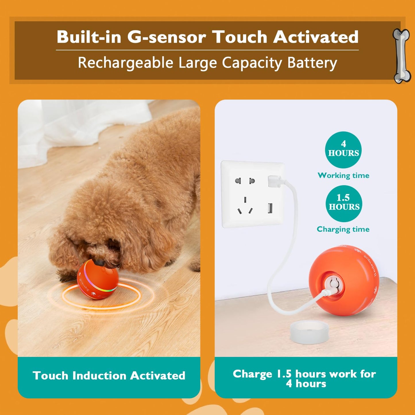 PetDroid Interactive Dog Toys Dog Ball