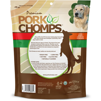 Pork Chomps Dog Chews, 5-inch Munchy Sticks, Assorted Flavors, 50 Count (Pack of 1)