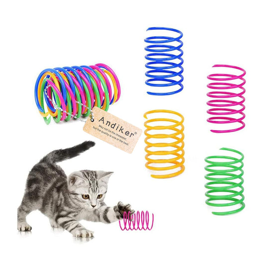 Andiker Cat Spiral Spring, 12 Pc Cat Creative Toy