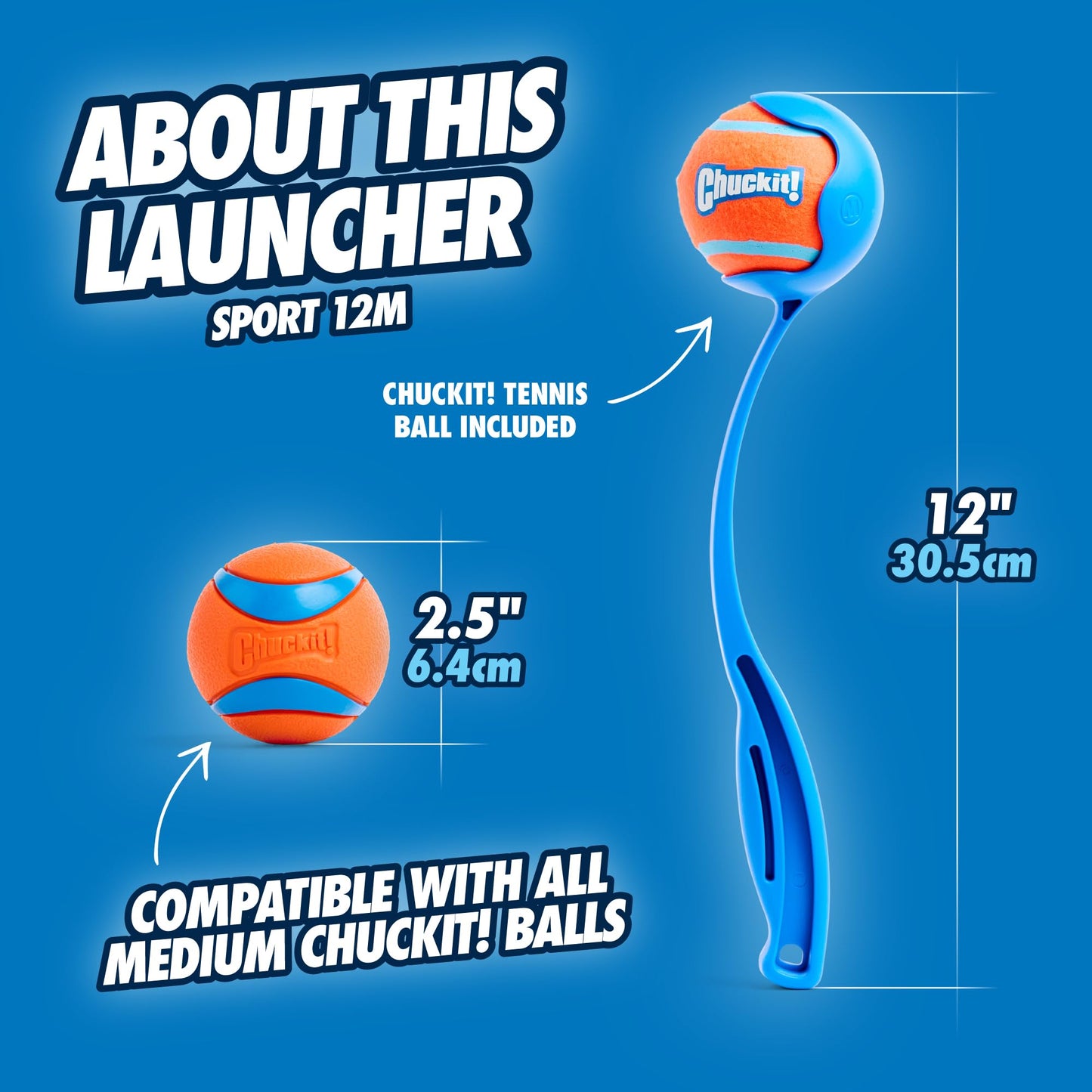 Chuckit! Sport 12M Dog Ball Launcher