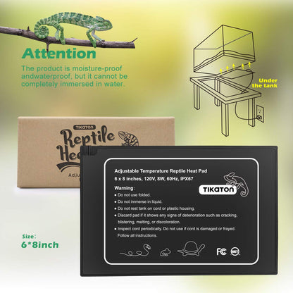 Almohadilla térmica para reptiles Tikaton