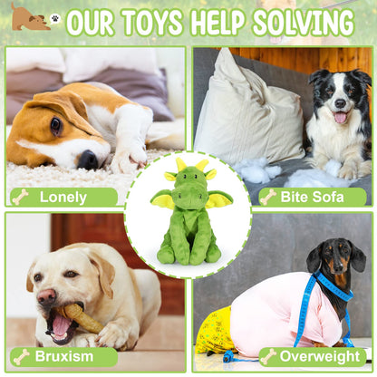 Letsmeet Squeaky Dog Toys - Juguete de peluche para perros