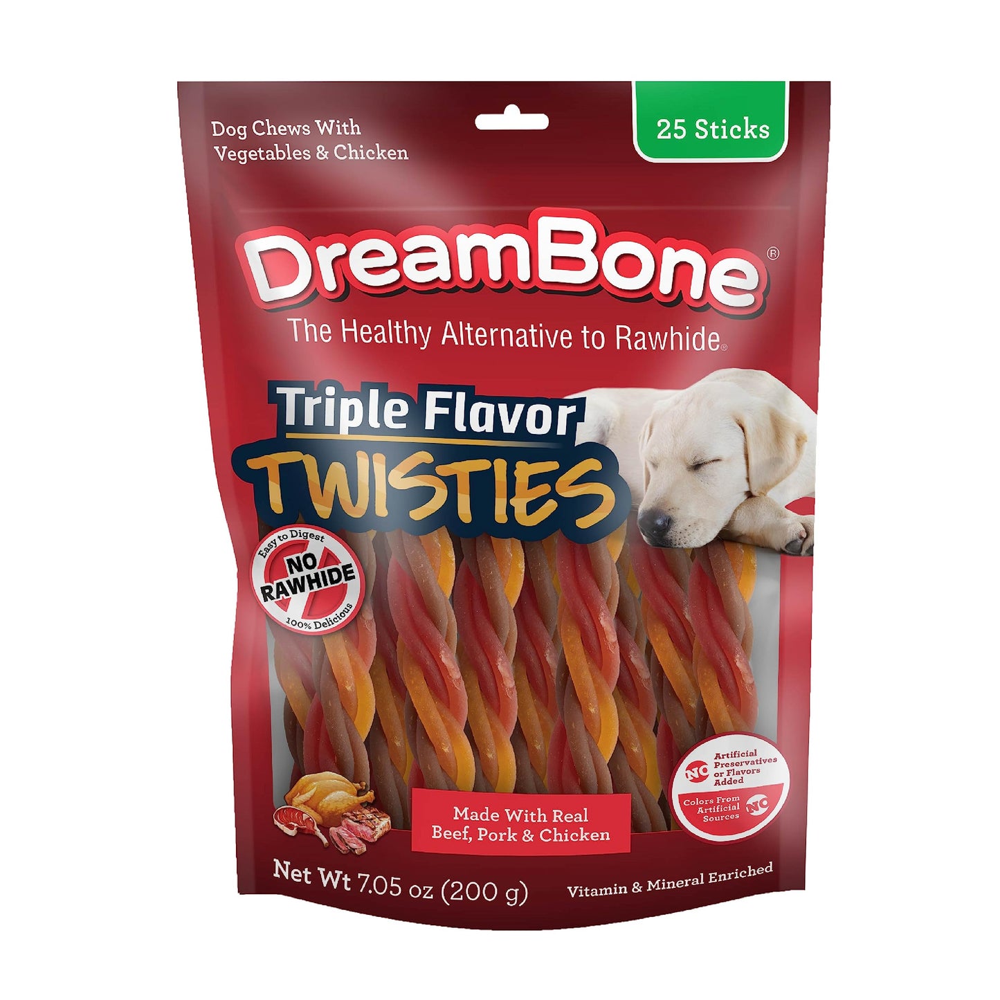 Dreambone Twisties de triple sabor