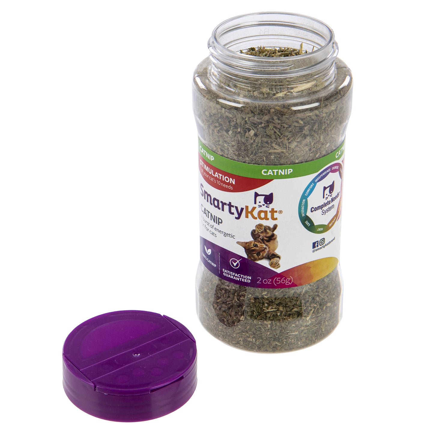 SmartyKat Catnip for Cats & Kittens, Shaker Canister