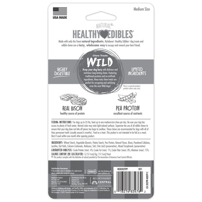 Nylabone Healthy Edibles WILD Sabor natural a bisonte de larga duración