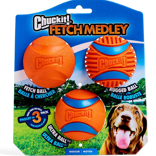 Chuckit! Gen 3 Fetch Medley Dog Balls