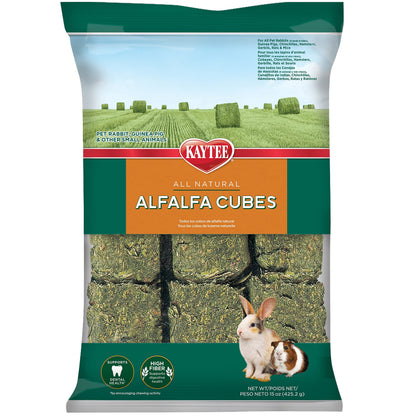 Cubos de alfalfa Kaytee para conejos, cobayas y otros animales pequeños