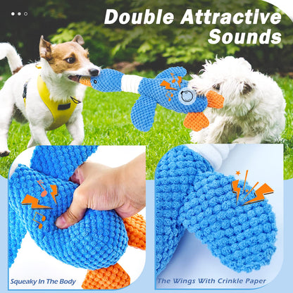 Vitscan Upgraded Goose Indestructible Dog Toys for Aggressive Chewers