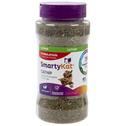 SmartyKat Catnip for Cats & Kittens, Shaker Canister