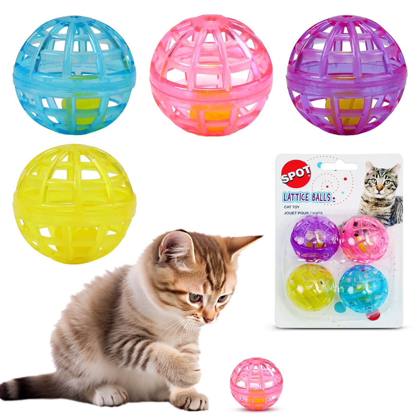 SPOT Lattice Balls Cat Toys