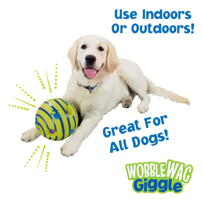 Wobble Wag Giggle Ball, Interactive Dog Toy