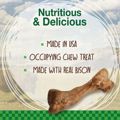 Nylabone Healthy Edibles WILD Sabor natural a bisonte de larga duración