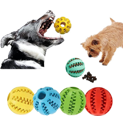 Dog Toy Interactive Rubber Balls