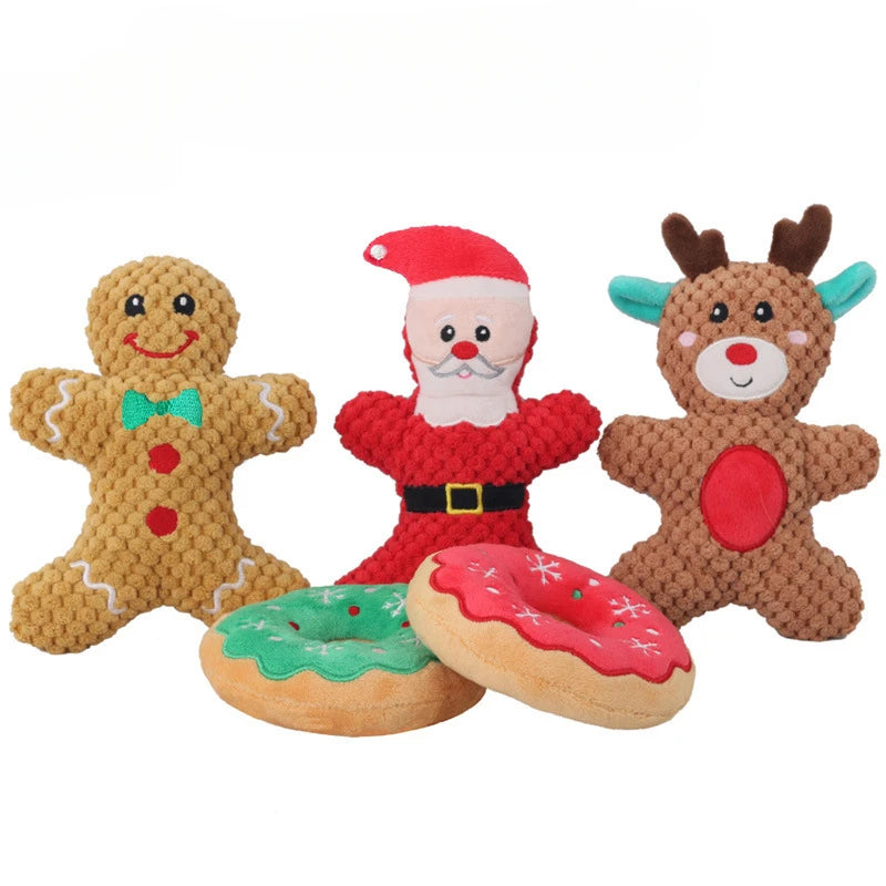 Plush Pet Christmas Dog Toys