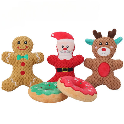 Plush Pet Christmas Dog Toys