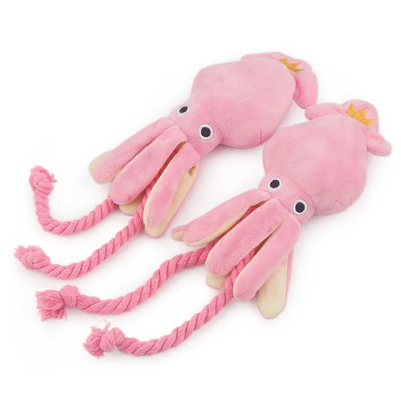 Supet Pet Octopus Plush Rope Toy