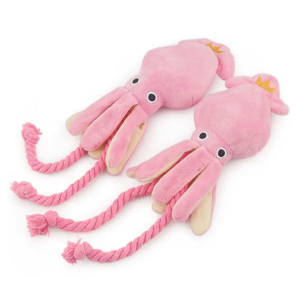 Supet Pet Octopus Plush Rope Toy