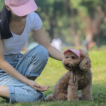 Gorra de béisbol para mascotas ajustable para exteriores para gatos y perros