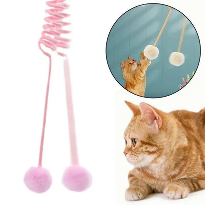 Pet Toy Interactive Cat Toys Funny Cat Stick Spring