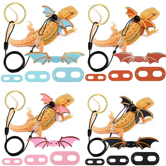 3 Pcs Adjustable Bearded Dragon Leash