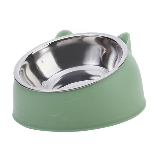 1pc Cat Bowl Stainless Steel