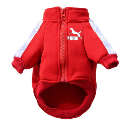 Baseball Dog Jacket Winter Dog Clothes