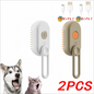 Cat Dog Pet Spray Massage Brush One Button Steam Spray