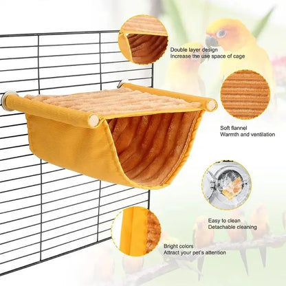 Pet Hanging Hammock Warm Nest Bed Parrot House