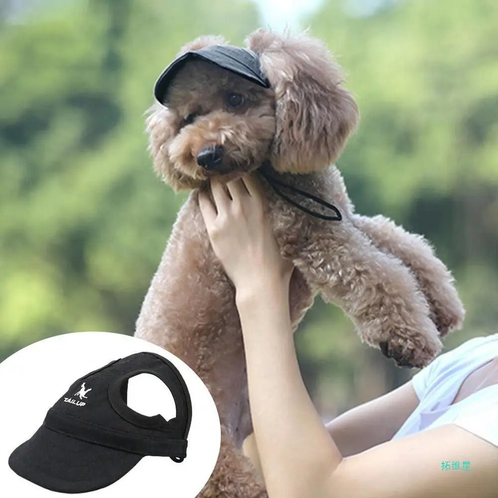 Gorra de béisbol para mascotas ajustable para exteriores para gatos y perros