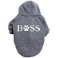 Dog Clothes Sweater Hoodie Boss