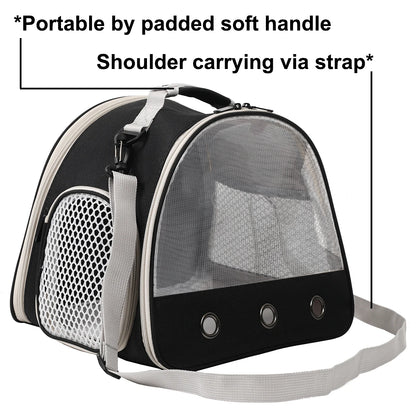 Small Animal Carrier Portable Clear Transport