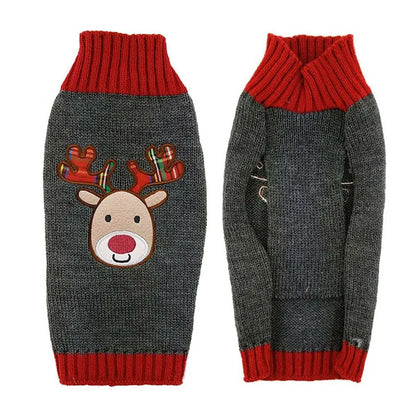 Dog Sweater Christmas Winter Clothes Xmas Outfit