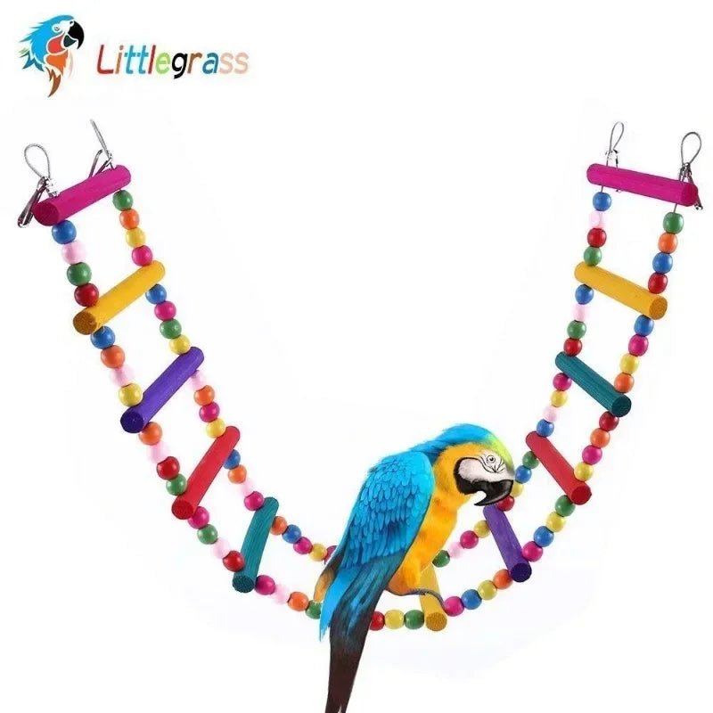 Bird Toys Set Swing Chewing Toys Parrot