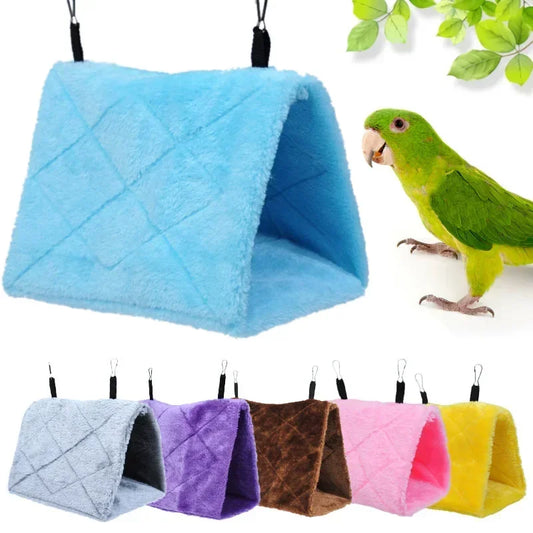 Pet Bird Parrot Cage Hammock Hanging Tent