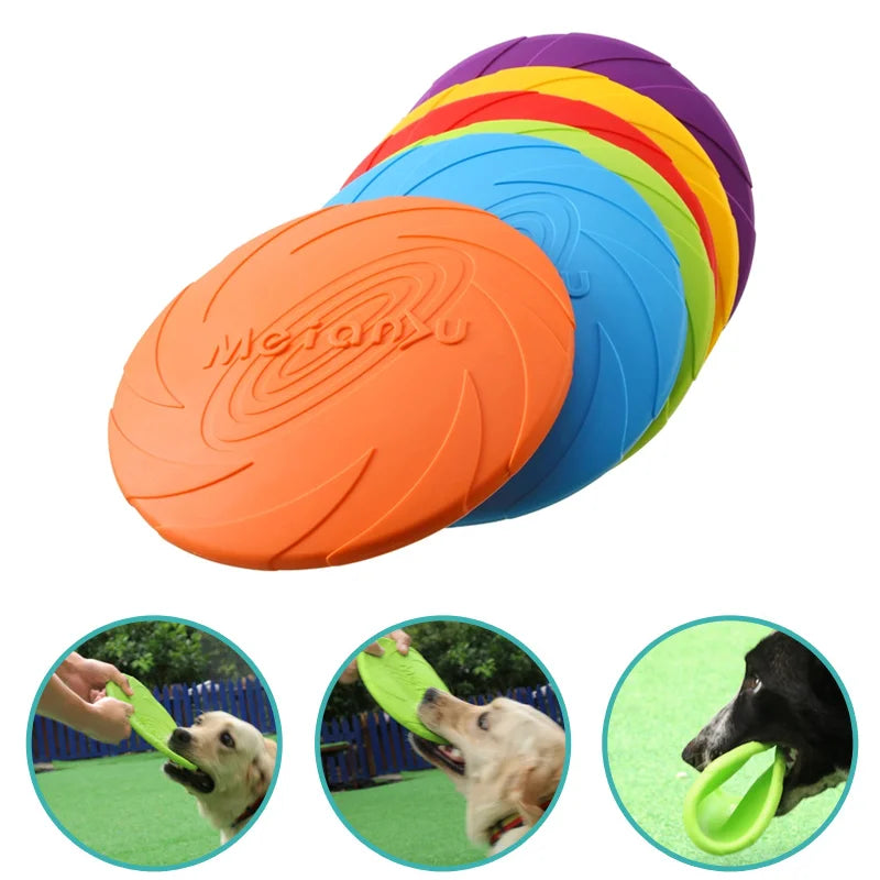 Fashion Pet Dog Silicone Game Frisbee Dog Toy