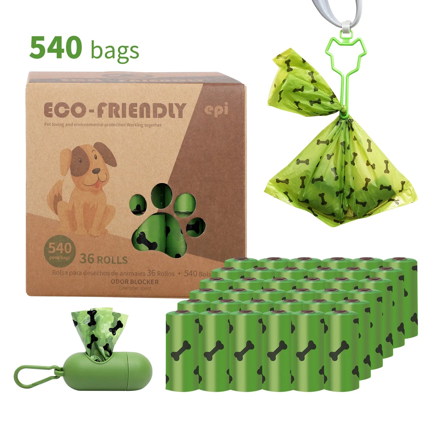 Biodegradable Pet Garbage Bag Dog Poop Bags