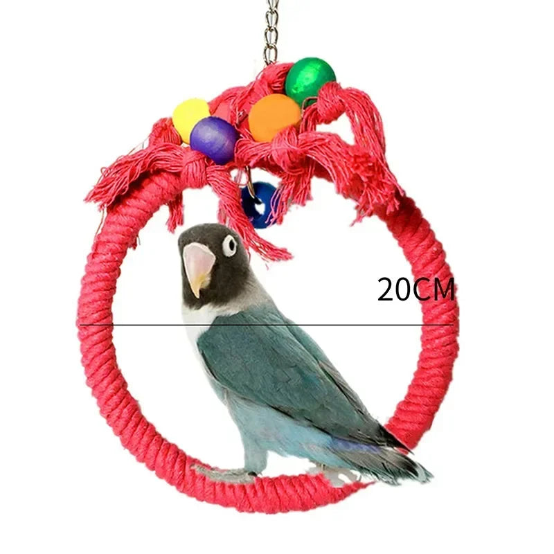 Parrot Chew Toy Cotton Rope Birds Toy Collection