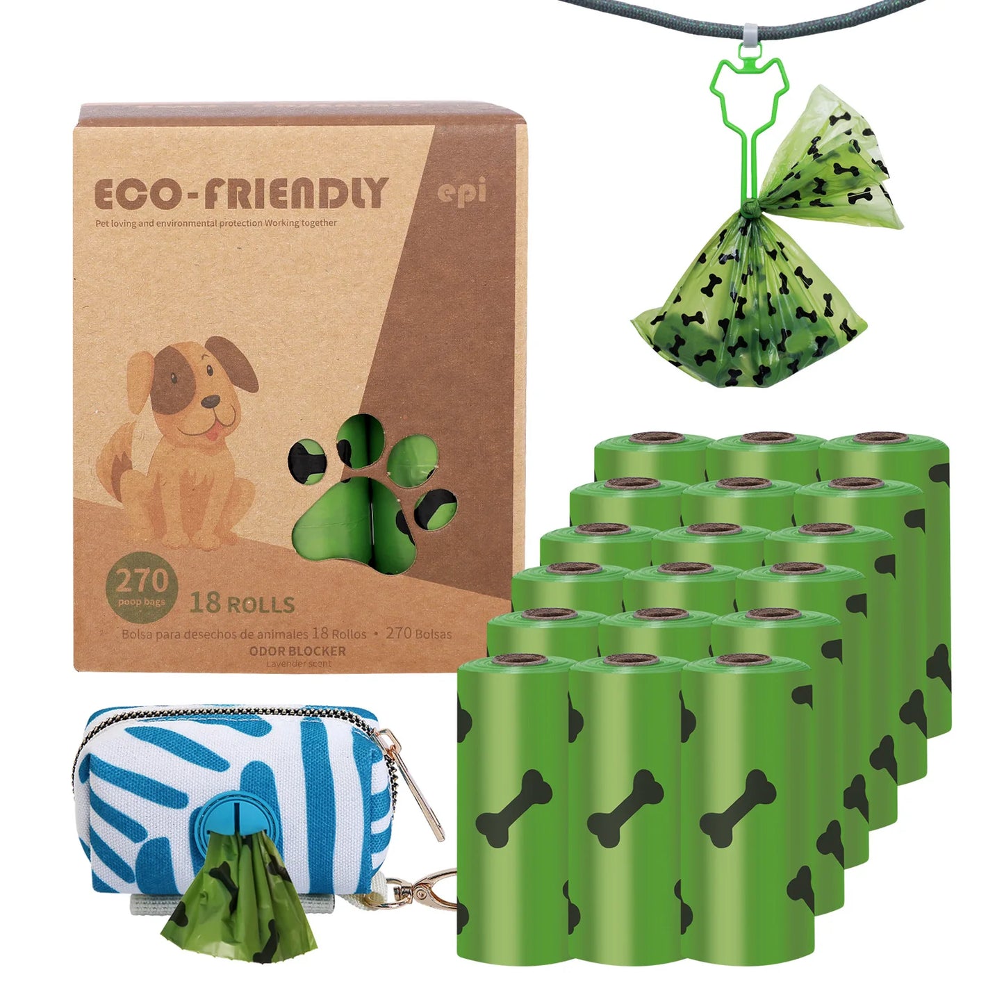 Biodegradable Pet Garbage Bag Dog Poop Bags