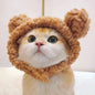 Funny Cat Cap Bear Plush Head Cover