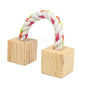 Cute Rabbit Roller Toys Natural Wooden