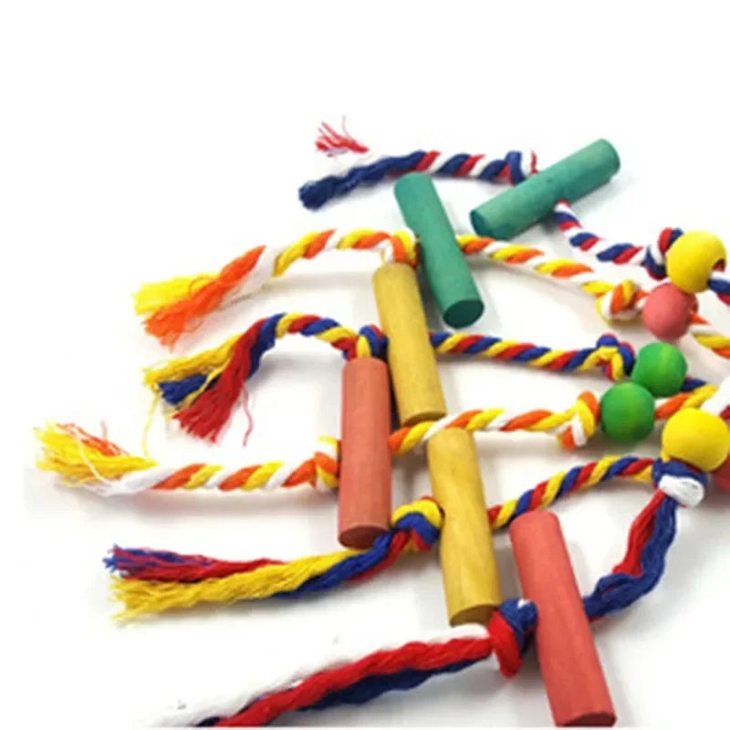 Parrot Chew Toy Cotton Rope Birds Toy Collection