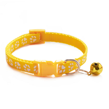 Pet Collar With Bell  Colorful