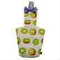 Parrot Diaper with Bowtie Cute Colorful Fruit Floral